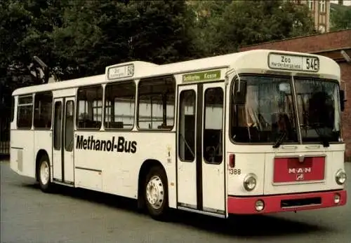 Ak Berliner Verkehrsmittel, MAN Zweiachs Eindecker, Baujahr 1981, Bus