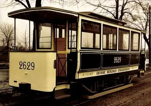 Ak Berliner Verkehrsmittel, Straßenbahn-Beiwagen Nr. 2929