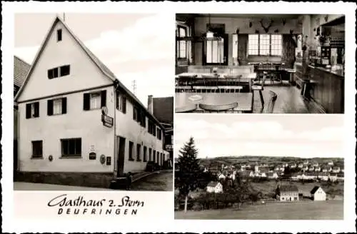 Ak Deufringen Aidlingen in Württemberg, Gesamtansicht, Gasthaus zum Stern