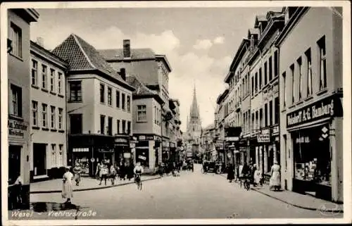 Ak Wesel am Niederrhein, Viehtorstraße, Geschäfte