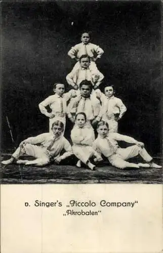 Ak v. Singer's Piccolo Company, Akrobaten, Liliputanergruppe