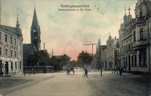 Ak Recklinghausen Süd, Bochumer Straße, Ev. Kirche