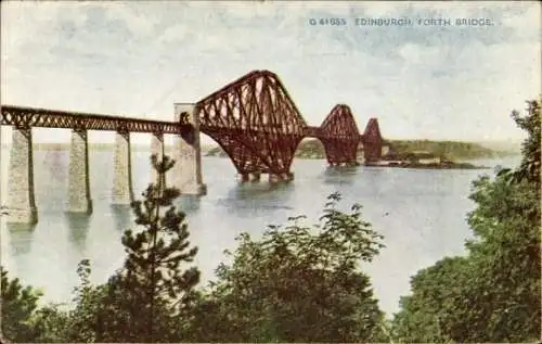 Ak Edinburgh Schottland, Forth Bridge