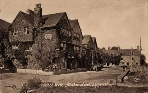 Ak Porlock Weir Somerset England, Anchor Hotel