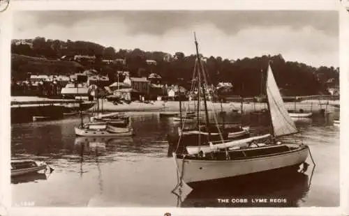 Ak Lyme Regis Dorset England, Der Cobb