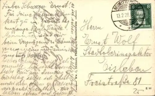 Ak Międzybórz Neumittelwalde Schlesien, Neue Straße