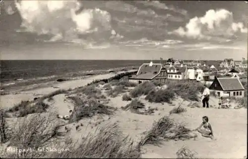 Ak Skagen Dänemark, Strand, Dünen