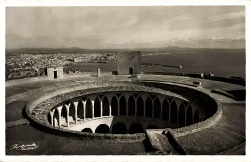 Ak Mallorca Balearische Inseln, Bellver, Patio desde la torre de homenaje