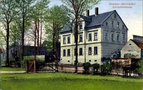 Ak Marienthal Zwickau in Sachsen, Gasthaus Kastanienbaum