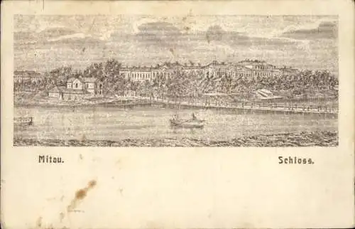 Ak Jelgava Mitau Lettland, Schloss
