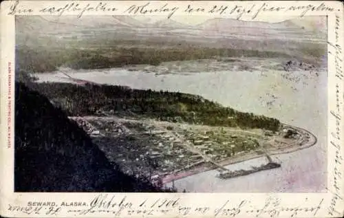 Ak Seward Alaska USA, Luftbild