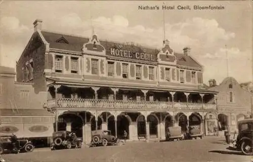 Ak Bloemfontein Südafrika, Nathan's-Hotel Cecil