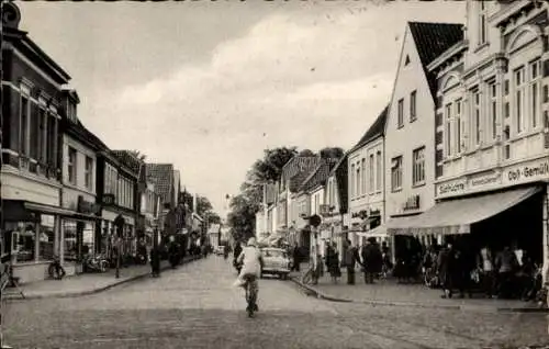 Ak Aurich in Ostfriesland, Norderstraße, Geschäfte, Obst Gemüse