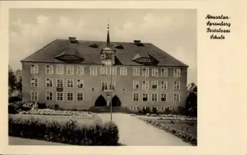 Ak Neusalza Spremberg in Sachsen, Pestalozzi Schule