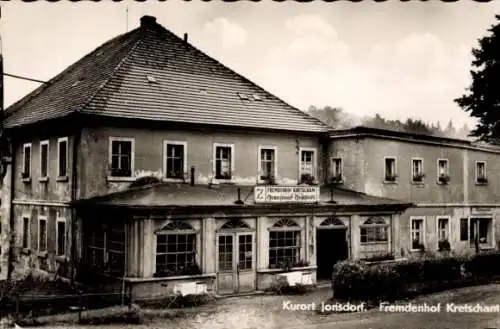 Ak Jonsdorf in Sachsen, Fremdenhof Kretscham