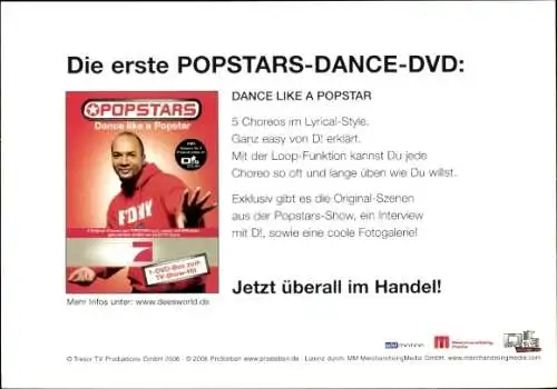 Ak Moderator Detlef D! Soost, Portrait, Autogramm