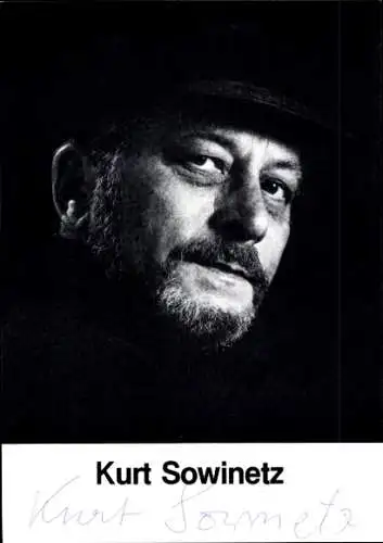 Ak Schauspieler Kurt Sowinetz, Portrait, Autogramm