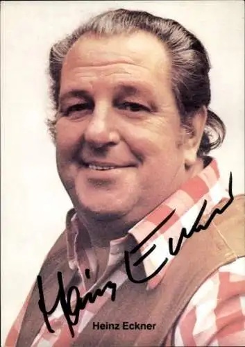 Ak Schauspieler Heinz Eckner, Portrait, Autogramm