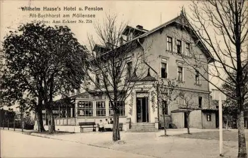 Ak Alt Buchhorst Grünheide in der Mark, Wilhelm Haase´s Hotel und Pension