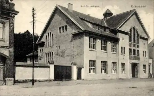 Ak Greußen in Thüringen, Schützenhaus