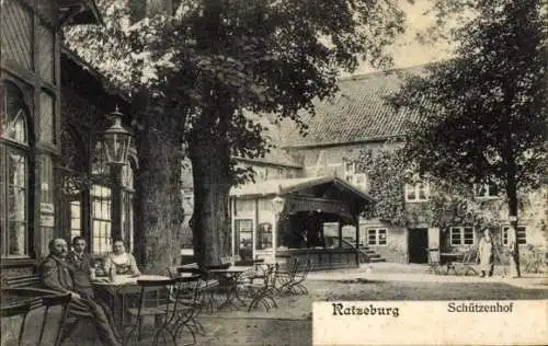 Ak Ratzeburg im Herzogtum Lauenburg, Schützenhof