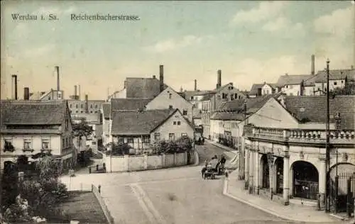 Ak Werdau in Sachsen, Reichenbacherstraße