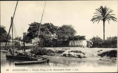 Ak Alexandria Ägypten, Nouzha Village, Mahmoudieh Canal