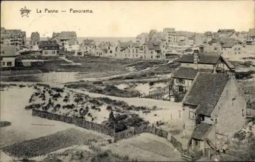 Ak La Panne De Panne Westflandern, Panorama