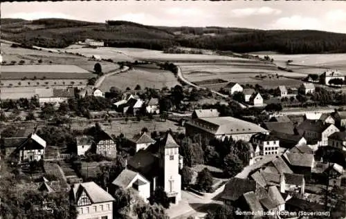 Ak Hachen Sundern im Sauerland, Blick über den Ort