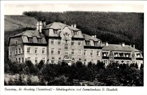 Ak Oeventrop Arnsberg im Sauerland, Erholungsheim Exerzitienhaus St. Elisabeth