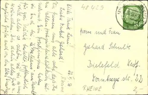 Ak Rheine in Westfalen, Gebäude