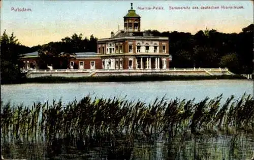 Ak Potsdam, Marmor-Palais, Sommersitz des deutschen Kronprinzen