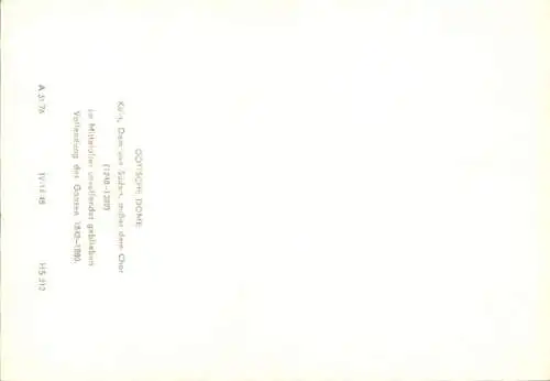 Ak Köln am Rhein, Dom, Blick von Süden