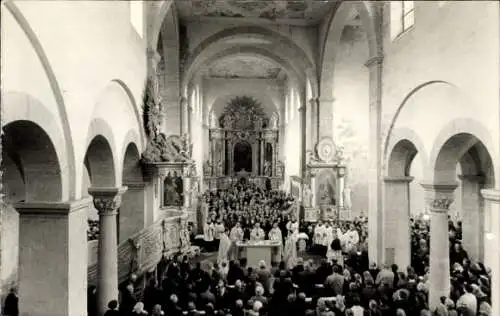 Foto Ak Huy am Harz, Huysburg, Kirche