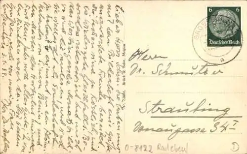 Ak Oberlößnitz Radebeul Sachsen, Turmhaus