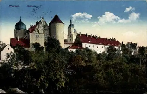 Ak Wurzen in Sachsen,  Schloss