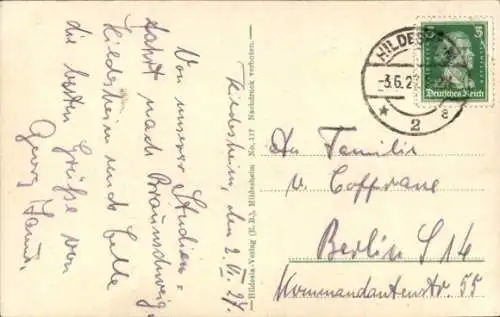 Ak Hildesheim in Niedersachsen, Domschenke