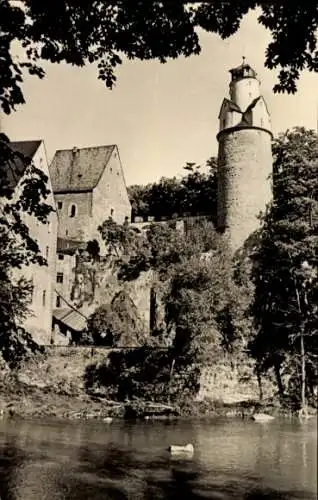 Ak Stein Hartenstein in Sachsen, Schloss Stein, Burg- und Heimatmuseum