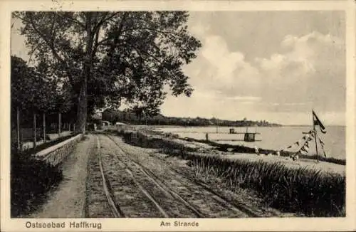 Ak Haffkrug Scharbeutz Ostholstein, Strand