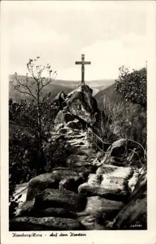 Ak Ilsenburg im Harz, Ilsestein, Gipfelkreuz