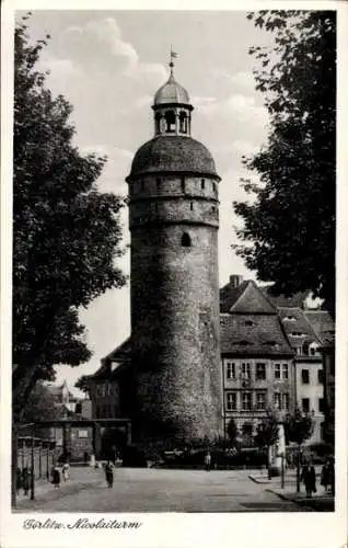 Ak Görlitz in der Lausitz, Nicolaiturm