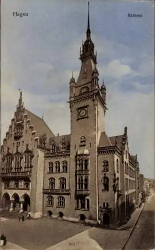 Ak Hagen in Westfalen, Rathaus