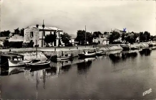 Ak Boyardville Ile d'Oléron Charente Maritime, Der Kanal