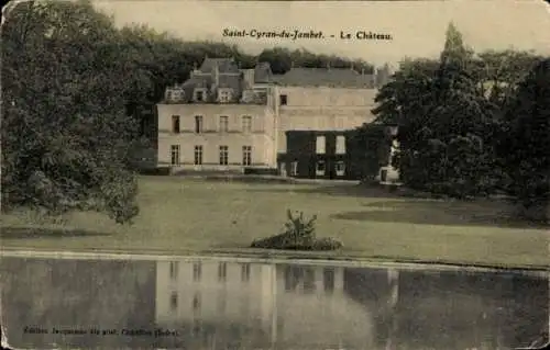 Ak Saint-Cyran-du-Jambet Indre, Le Chateau