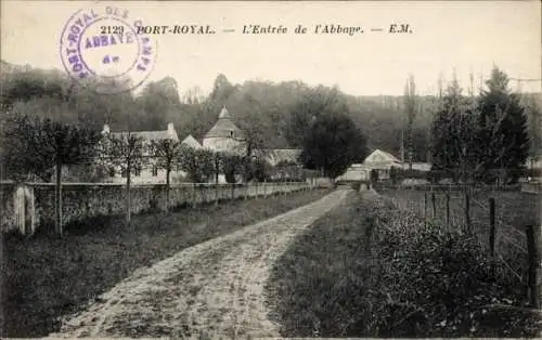 Ak Magny les Hameaux Yvelines, Abtei Port-Royal des Champs, Weg