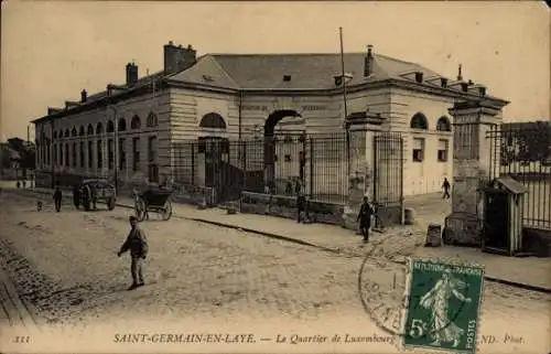 Ak Saint Germain en Laye Yvelines, Le Quartier de Luxembourg