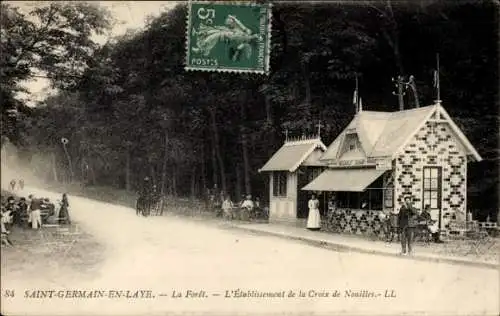 Ak Saint Germain en Laye Yvelines, Le Foret, L'Etablissement de la Croix de Noailles