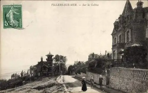 Ak Villers sur Mer Calvados, Sur la Colline