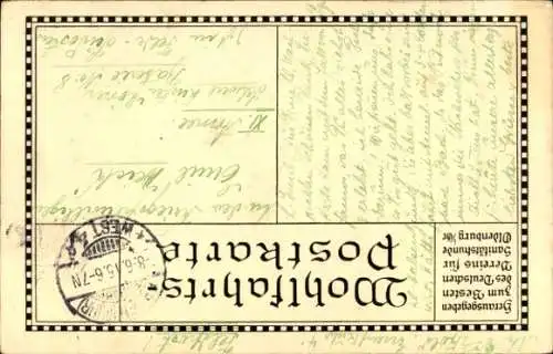 Ak Generalfeldmarschall Paul von Hindenburg, Portrait, Uniform, Orden