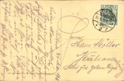 Ak Kinderhilfstag 24. Mai 1911, Mann im Frack und Frau im Hochzeitskleid